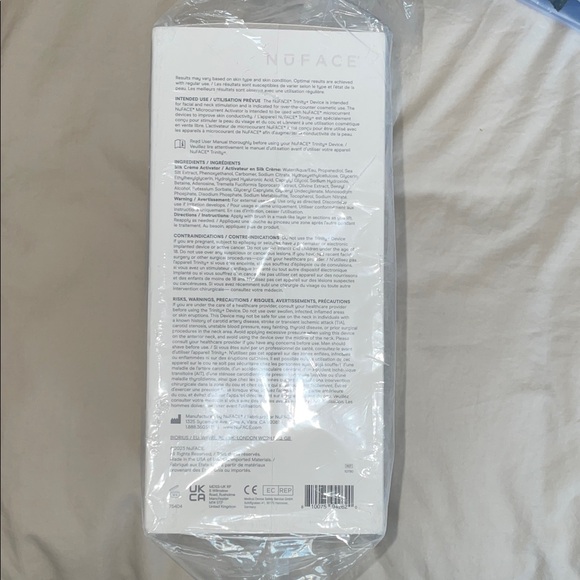 NuFace Trinity+ Facial Toning Set - White and Silver #215 - Picture 4 of 6